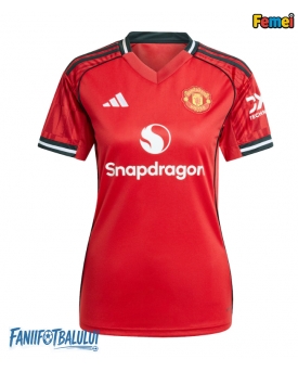 Manchester United Tricou Fotbal Replică 2025-26 Femei Acasa